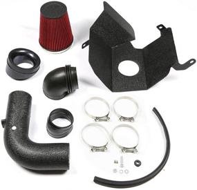 img 3 attached to DNA Motoring 03-07 Dodge Ram 5.9L l6 Diesel Cold Air Intake Pipe+Heat Shield System – AIP2HSRAM03L6BKBK "DNA Motoring 03-07 Dodge Ram 5.9L l6 Дизель Трубка Приема Холодного Воздуха + Система Теплозащиты – AIP2HSRAM03L6BKBK