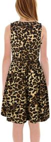 img 3 attached to 👗 Stylish & Trendy: GORLYA Summer Pockets GOR1041 Leopard Girls' Dress Collection