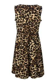 img 1 attached to 👗 Stylish & Trendy: GORLYA Summer Pockets GOR1041 Leopard Girls' Dress Collection