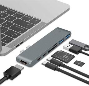 img 4 attached to 🔌 VikTck MacBook Pro & Air USB C Adapter with 4K@60HZ HDMI, 2 USB 3.0 Ports, SD/TF Card Reader, USB-C 100W PD, Thunderbolt 3 Docking Station (2020-2016, 2020-2018)