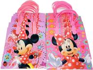 🎉 magical minnie mouse goodie bags: 12pcs perfect party favors for birthday celebrations! logo