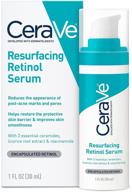 cerave pore refining, resurfacing, brightening facial cream, 1 oz logo