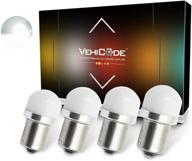 🔦 vehicode low voltage 12-24v 67 89 98 1003 5007 5008 r10w led light bulb (daylight white) for rv camper interior vanity porch dome outdoor malibu landscape light - pack of 4 logo