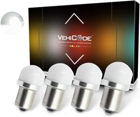 img 4 attached to 🔦 VehiCode Low Voltage 12-24v 67 89 98 1003 5007 5008 R10W LED Light Bulb (Daylight White) for RV Camper Interior Vanity Porch Dome Outdoor Malibu Landscape Light - Pack of 4