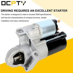 img 3 attached to 🔌 OCPTY Starter for Buick Century 1997-2000, Chevrolet Cavalier 1998-2001, Chevrolet Impala 2000, Chevrolet Lumina 1997-2000