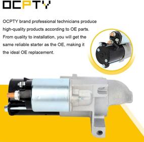 img 2 attached to 🔌 OCPTY Starter for Buick Century 1997-2000, Chevrolet Cavalier 1998-2001, Chevrolet Impala 2000, Chevrolet Lumina 1997-2000