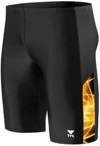 img 1 attached to 🏊 TYR Men's Nero Splice Jammer Swimwear