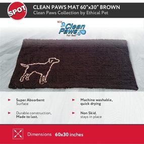 img 3 attached to Clean Paws Microfiber Dog Mat by SPOT Ethical Pets