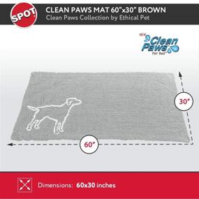 img 2 attached to Clean Paws Microfiber Dog Mat by SPOT Ethical Pets