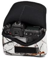 lenscoat bodybag camouflage neoprene protection camera body bag case (realtree ap snow) logo