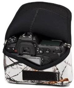 img 2 attached to LensCoat BodyBag Camouflage Neoprene Protection Camera Body Bag Case (Realtree AP Snow)