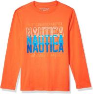 nautica little sleeve graphic print logo