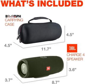 img 1 attached to JBL Charge 4 Водонепроницаемый беспроводной динамик Bluetooth в комплекте с чехлом Boomph Portable Hard Protective Case - Зеленый