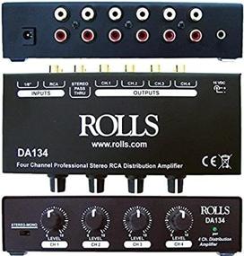 img 3 attached to 🎚️ DA134 4-Channel Distribution Amplifier by Rolls