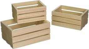 img 1 attached to 🔨 Efficient and Convenient Mini Multicraft WS920 Wood Craft Crate Caddy Set (3/Pack)