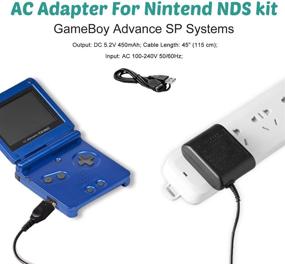 img 2 attached to Gameboy Advance SP Charger Kit: AC Adapter Supply Charger & USB Charging Cable for GBA SP & Nintendo DS