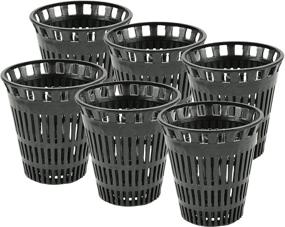 img 2 attached to Danco 10739P Catcher Replacement Baskets: Prevent Hair Drain Clogs in Stand-Alone Shower Trap - Pack of 6, Black (6 Count)