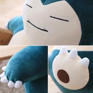 🐻 плюшевая игрушка jumbo snorlax размером 50 см, мягкая кукла-подушка для детей, пушистая обнимашка, 19,7 дюймов/спящий, страдающий плюшевый пушистый зверь. логотип