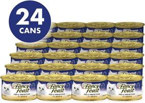 img 3 attached to 🐟 Purina Fancy Feast Flaked Fish & Shrimp Wet Cat Food - 24 Pack, 3 Ounce Cans