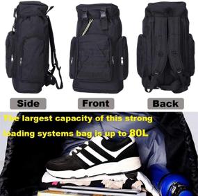 img 2 attached to 🎒 Waterproof Travel Climbing Backpack with Enhanced Capacity