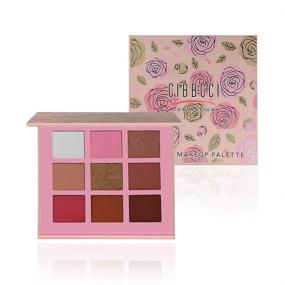 img 4 attached to Portable 9-Color Eyeshadow Palette: Nude & Warm Tones, 5 Matte & 4 Shimmer Shades, Ultra Pigmented, Waterproof, Eye Shadow Blend, Bronze Daily Makeup Pallet Set