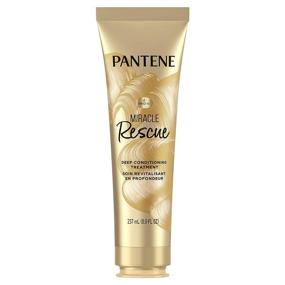 img 4 attached to Pantene Miracle Rescue Deep Conditioning Hair Mask Treatment: Ultimate Revitalization in 8 fl oz, 6.244 Fl oz