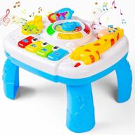 🎵 сабао детские игрушки: музыкальный обучающий стол для детей от 6 до 12 месяцев | лучший подарок для детей от 1 года до 3 лет и малышей логотип