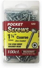 img 3 attached to Milescraft 5202 Pocket Screws Bundle