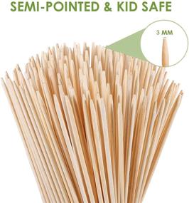 img 3 attached to 36-Inch Smores Sticks, 5mm Thick, Set of 60 Bamboo Marshmallow Roasting Skewers – Disposable Camping Smore Sticks for Outdoor Fire Pits, Campfires, Hot Dogs, Sausages