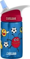 camelbak eddy kids soccer monsters water bottle, 0.4l логотип