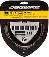 🔧 jagwire 2x sport shift kit - adult unisex shift cable and sheaths, silver, one size - improved seo logo