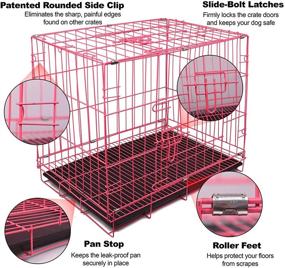 img 1 attached to Motor-MH Portable Three-Door Folding Soft Pet Crate - Ideal Indoor and Outdoor Home for Dogs, Cats, and Rabbits