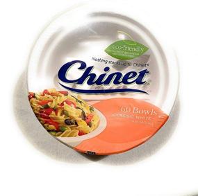 img 1 attached to 🍲 DisDatNStuff Classic White Bowls 16 oz - Chinet, Pack of 60