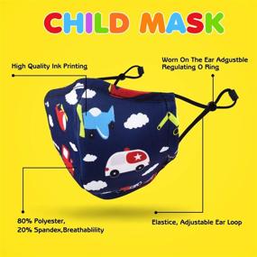 img 2 attached to 🌸 CIKIShield Washable Reusable Protective Accessories: Fun & Functional Girls' Gear