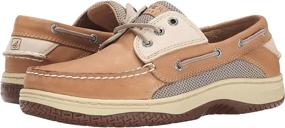 img 4 attached to Мужская обувь Sperry Top Sider 2 Eye Canoe Amaretto в стиле лоферы и без застежек