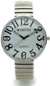 img 3 attached to 🕰️ Wincci Men's & Ladies' Jumbo Big Numbers Elastic Fashion Watch: Stunning Style & Comfort