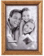 malden international designs 5x7 gold classic wood picture frame логотип