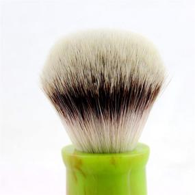 img 3 attached to Frank Synthetic Hair Shaving Brush for Optimal Personal and Professional Shaving Experience