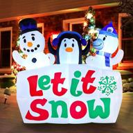 joiedomi let it snow sign logo
