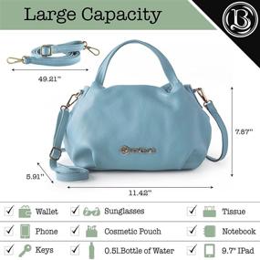 img 3 attached to 👜 Discover the Exquisite Collection of Baroncellis Italian Handbags: Women's Handbags & Wallets with Crossbody Bags