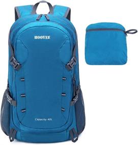 img 4 attached to HOOYEE Lightweight Foldable Water Resistant Backpack Outdoor Recreation for Camping & Hiking