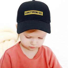 img 2 attached to Adjustable Soft Cotton Kids Baseball Hat - Lightweight Cap for Boys, Girls & Unisex Children - ING&HOM Youth Caps