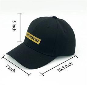 img 1 attached to Adjustable Soft Cotton Kids Baseball Hat - Lightweight Cap for Boys, Girls & Unisex Children - ING&HOM Youth Caps