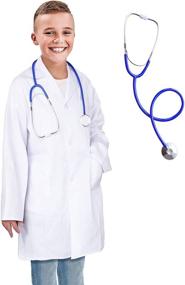 img 4 attached to 👶 Stethoscope for Kids - Lab Coat 43-47 Inch