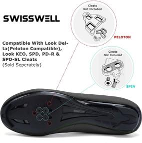 img 3 attached to 🚴 Enhance Your Cycling Experience with SWISSWELL Rotating Men's Mountain Bike Shoes