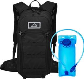 img 4 attached to HWJIANFENG Hydration 🎒 Backpack: Breathable Lightweight Travel Essential