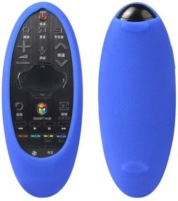 img 2 attached to 📺 Protective Shockproof Silicone Case for Samsung TV Remote (BN59-01185F, BN59-01181A, BN59-01185A) - Blue