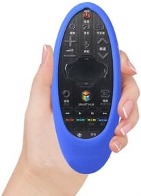 img 4 attached to 📺 Protective Shockproof Silicone Case for Samsung TV Remote (BN59-01185F, BN59-01181A, BN59-01185A) - Blue