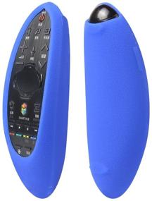 img 1 attached to 📺 Protective Shockproof Silicone Case for Samsung TV Remote (BN59-01185F, BN59-01181A, BN59-01185A) - Blue