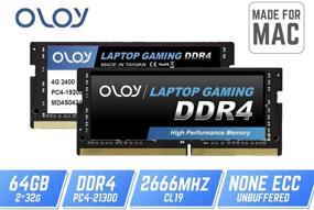 img 2 attached to 🚀 Высокопроизводительный апгрейд оперативной памяти OLOy DDR4 для iMac 27-дюймов и Mac Mini: 64 ГБ (2x32 ГБ), 2666 МГц CL19, 1,2 В SODIMM для захватывающего гейминга и более быстрой производительности